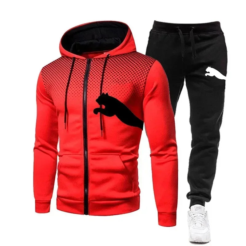 2026 Men's Autumn/Winter Hoodie Set, men's fashion autumn/winter designer clothing, hoodie + long pants set, jogging sportswear