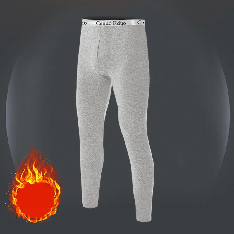 2024 New Men's Tight Sports Pants Slim Pants Autumn And Winter Thermal Pants Plush High Stretch Quick Drying Compression Pants