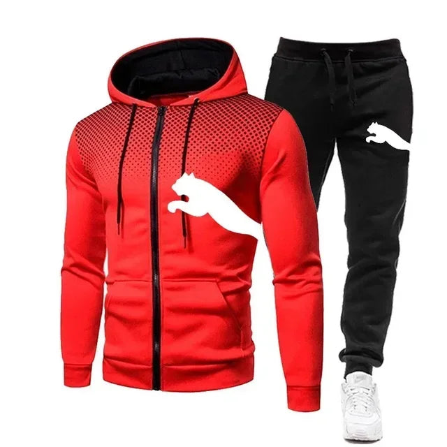 2026 Men's Autumn/Winter Hoodie Set, men's fashion autumn/winter designer clothing, hoodie + long pants set, jogging sportswear