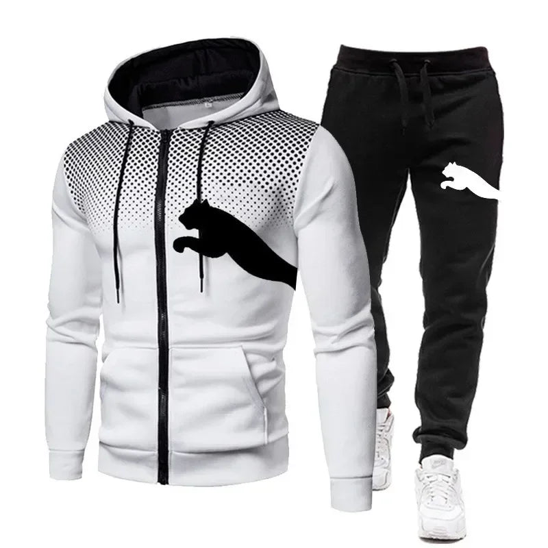 2026 Men's Autumn/Winter Hoodie Set, men's fashion autumn/winter designer clothing, hoodie + long pants set, jogging sportswear
