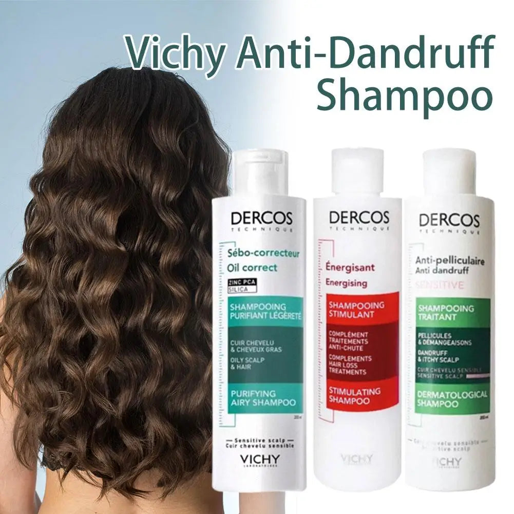 Vichy Anti-danddruff Oil Control Shampoo Fluffy Shampooing Hair Conditioner Soothing Damaged Hair Treating Refreshing Hair Care