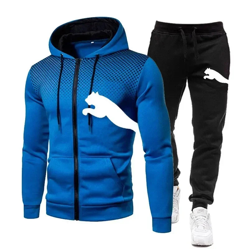 2026 Men's Autumn/Winter Hoodie Set, men's fashion autumn/winter designer clothing, hoodie + long pants set, jogging sportswear