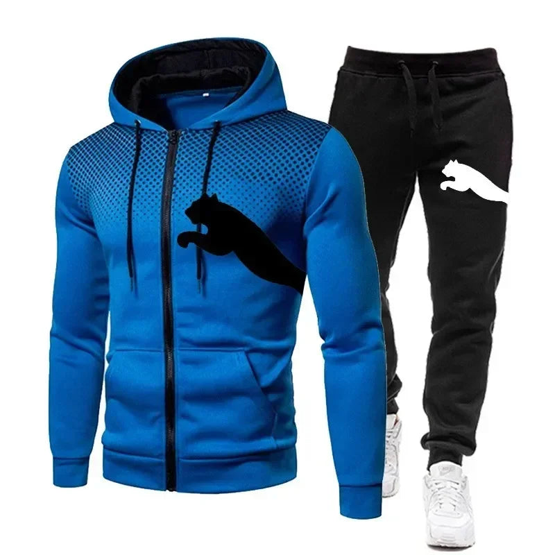 2026 Men's Autumn/Winter Hoodie Set, men's fashion autumn/winter designer clothing, hoodie + long pants set, jogging sportswear